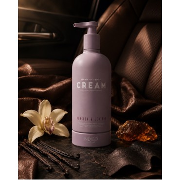 VANILLA & LEATHER ROKU UN ĶERMEŅA KRĒMS - 370ML