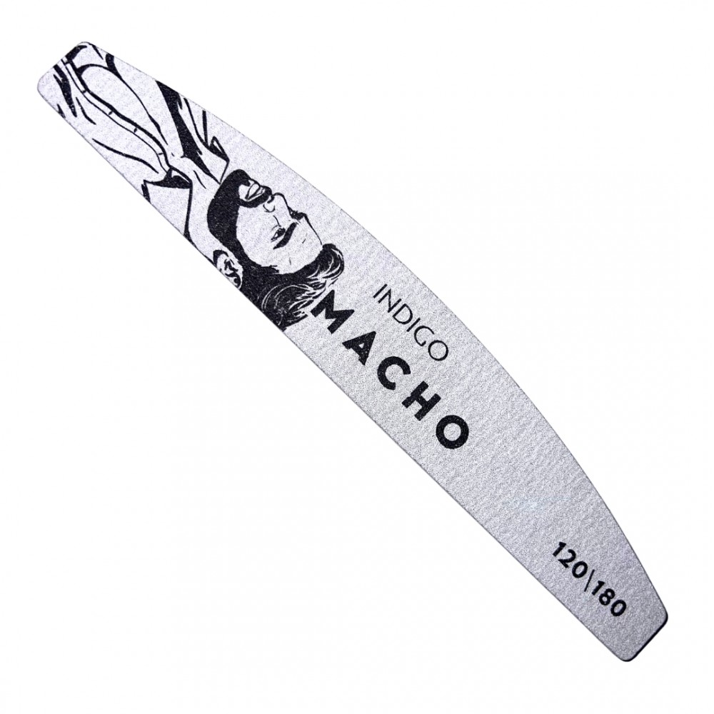 INDIGO MACHO ПИЛОЧКА ДЛЯ НОГТЕЙ МЕСЯЦ 120/180 - 10 ШТ INDIGO MACHO ПИЛОЧКА ДЛЯ НОГТЕЙ МЕСЯЦ 120/180 - 10 ШТ
