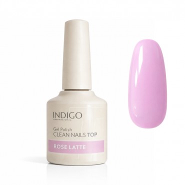 ROSE LATTE CLEAN NAILS KRĀSAINAIS TOPS - 7 ML