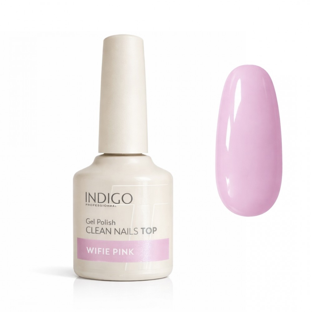 WIFIE PINK CLEAN NAILS KRĀSAINAIS TOPS - 7 ML