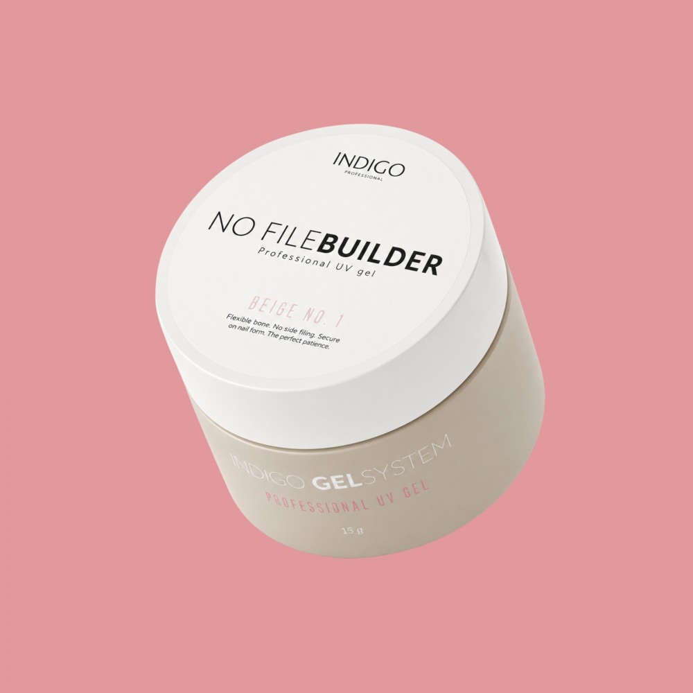 BEIGE NO. 1 NO FILE BUILDER GEL - 15 G BEIGE NO. 1 NO FILE BUILDER GEL - 15 G