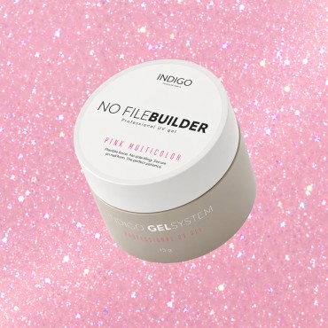 PINK MULTICOLOR NO FILE BUILDER GĒLS - 15 G