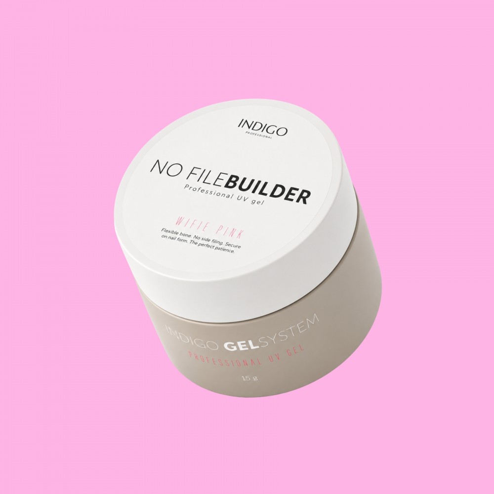 WIFIE PINK NO FILE BUILDER GEL - 15 G WIFIE PINK NO FILE BUILDER GEL - 15 G