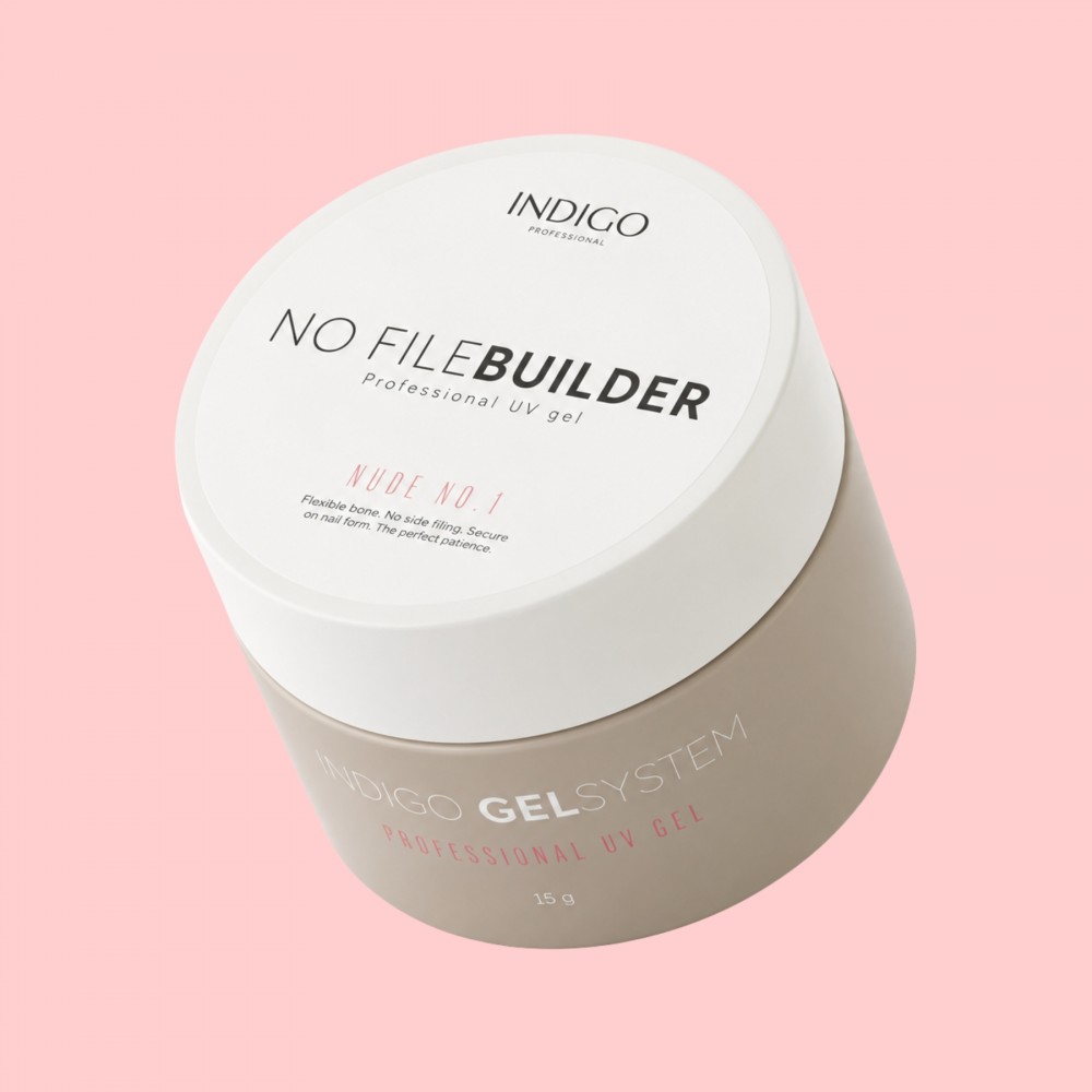 NUDE NO. 1 NO FILE BUILDER GEL - 50 G NUDE NO. 1 NO FILE BUILDER GEL - 50 G