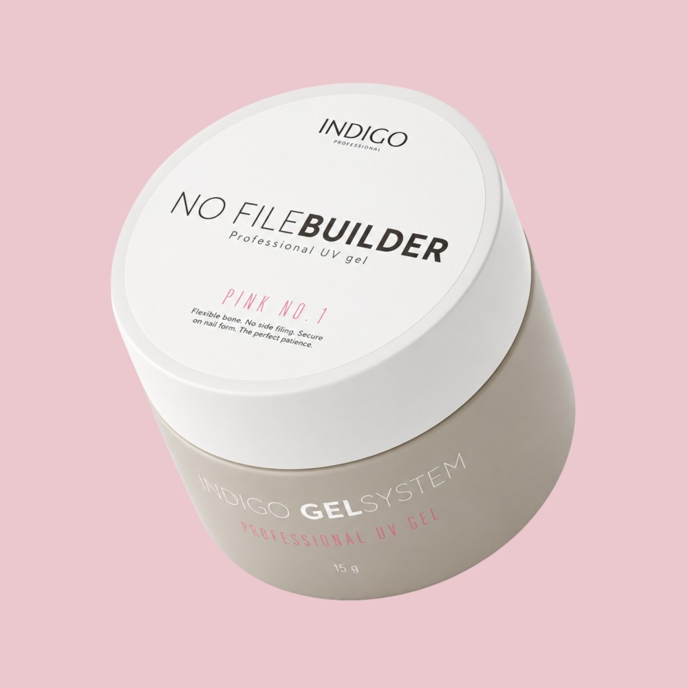 PINK NO. 1 NO FILE BUILDER GEL - 50 G PINK NO. 1 NO FILE BUILDER GEL - 50 G