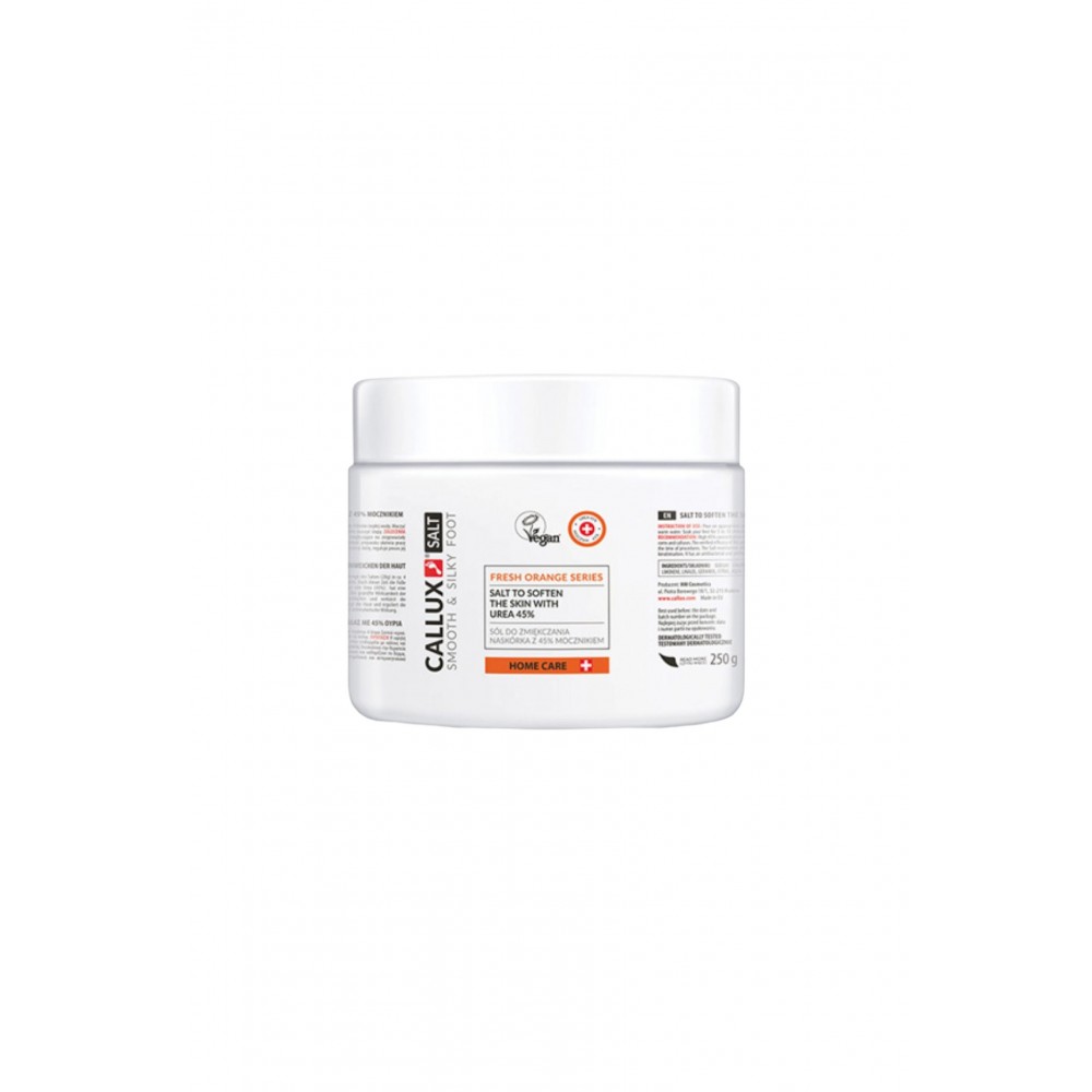 CALLUX СОЛЬ ДЛЯ ПЕДИКЮРА С АРОМАТОМ СВЕЖЕГО АПЕЛЬСИНА FRESH ORANGE С UREA 45% - 250G