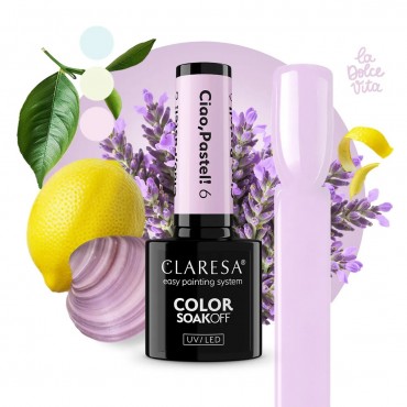 CLARESA CIAO PASTEL 6 GĒL LAKA - 5 G