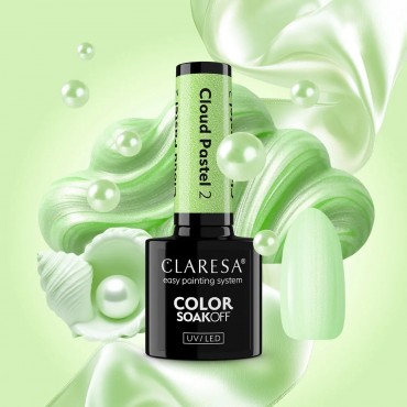 CLARESA CLOUD PASTEL 2 GĒL LAKA - 5 G