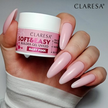 CLARESA SOFT&EASY BUILDER GEL BABY PINK - 12 G
