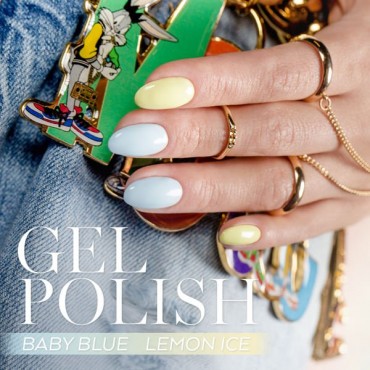 BABY BLUE GEL POLISH - 7 ML