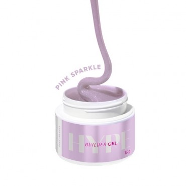 MISTERO MILANO BUILDER GEL HYPE PINK SPARKLE - 15 ML