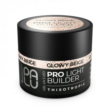 PALU PRO LIGHT BUILDER GEL GLOWY BEIGE - 45 G 