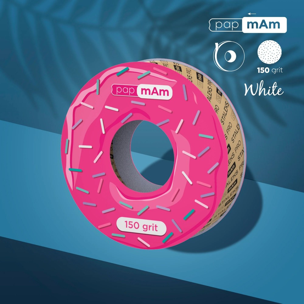 STALEKS PRO PAPMAM DISPOSABLE ABRASIVE TAPE - 150 GRID (7M)