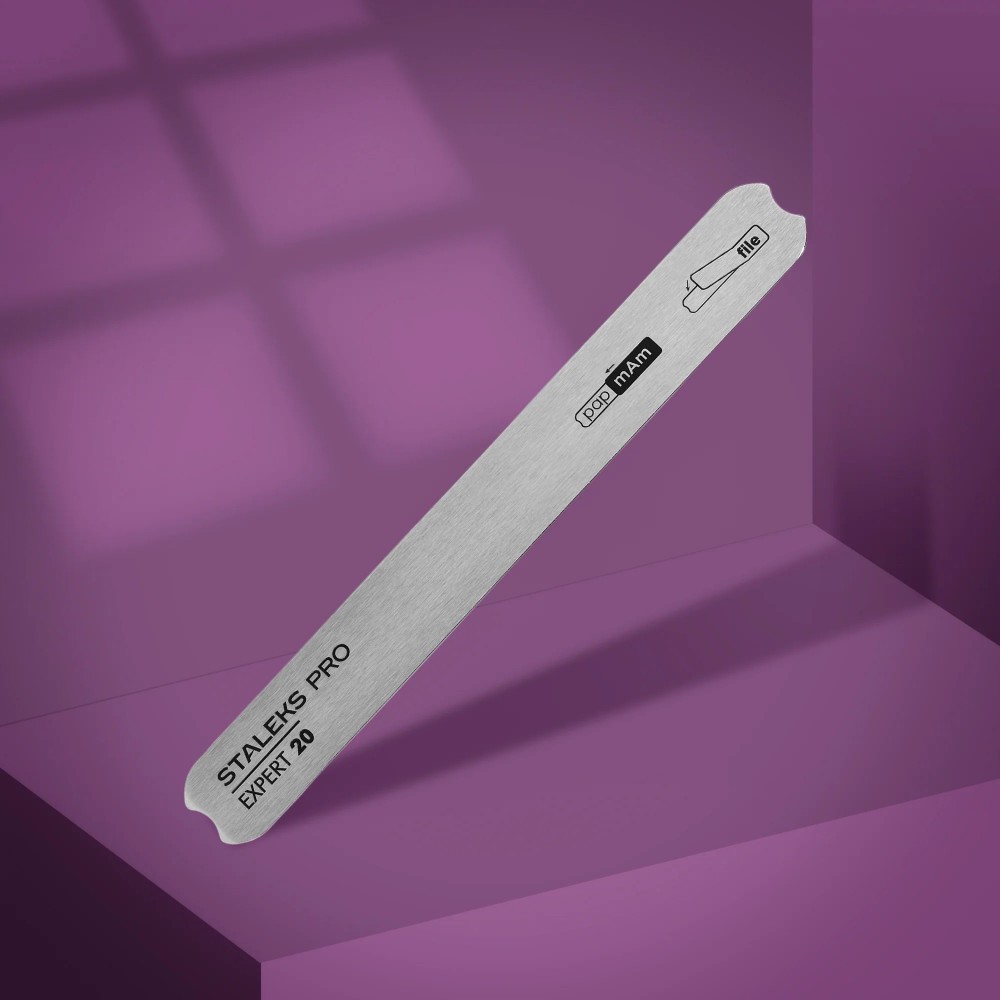 STALEKS PRO PAPMAM STRAIGHT METAL NAIL FILE (BASE)