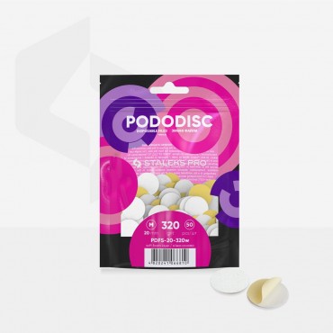 STALEKS PRO MAINĀMIE FAILI UZ MĪKSTAS PAMATNES PODODISKAM M - 320 GRID (50 GAB)
