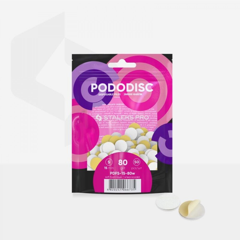 STALEKS PRO MAINĀMIE FAILI UZ MĪKSTA PAMATA PODODISKAM S - 80 GRID (50 GAB)